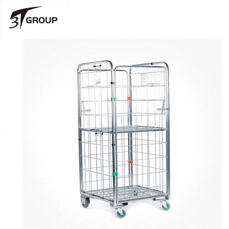 2 Sided Roll Container with H-Frame factory