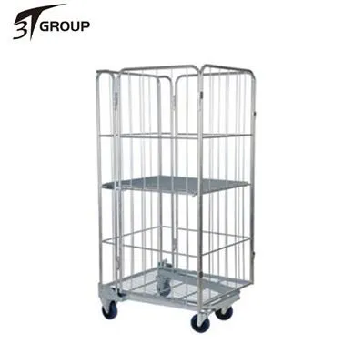 Carrinho de gaiola de 4 lados